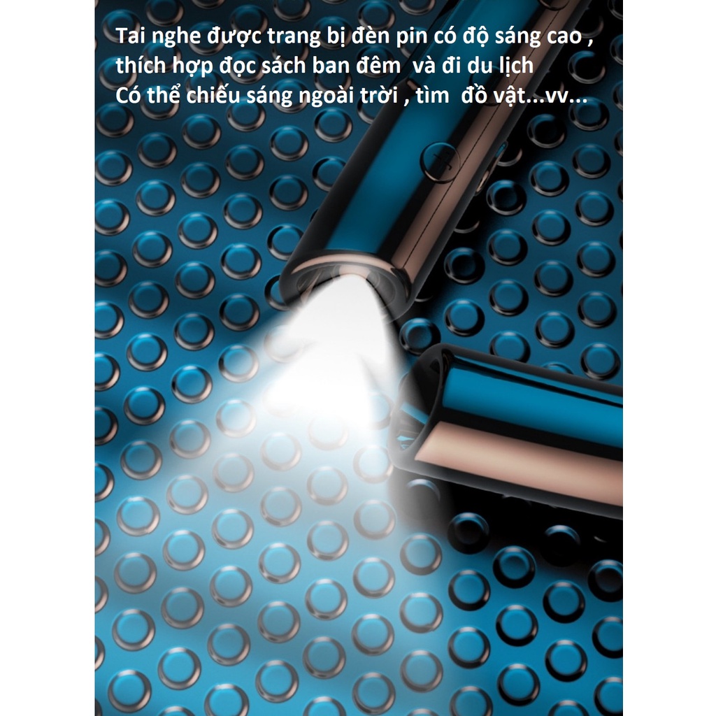 Tai Nghe Bluetooth 5.2 Pin Khủng 1000mAh Sử Dụng Lên Đến 100 Giờ , Hiển Thị Led Báo % Pin Tiện Dụng .