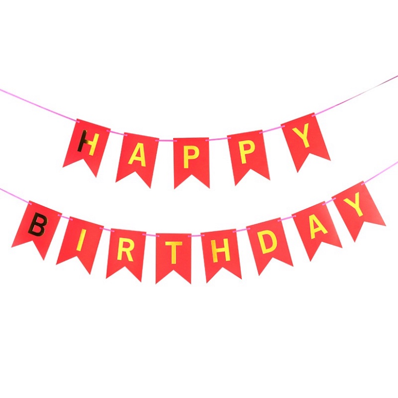 dây chữ trang trí sinh nhật [FREESHIP❤️] dây chữ happy birthday trang trí tiệc