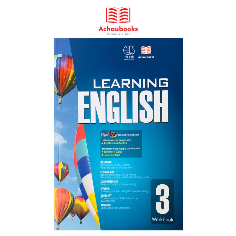 Sách Learning English Á Châu Books làm chủ tiếng anh bậc tiểu học