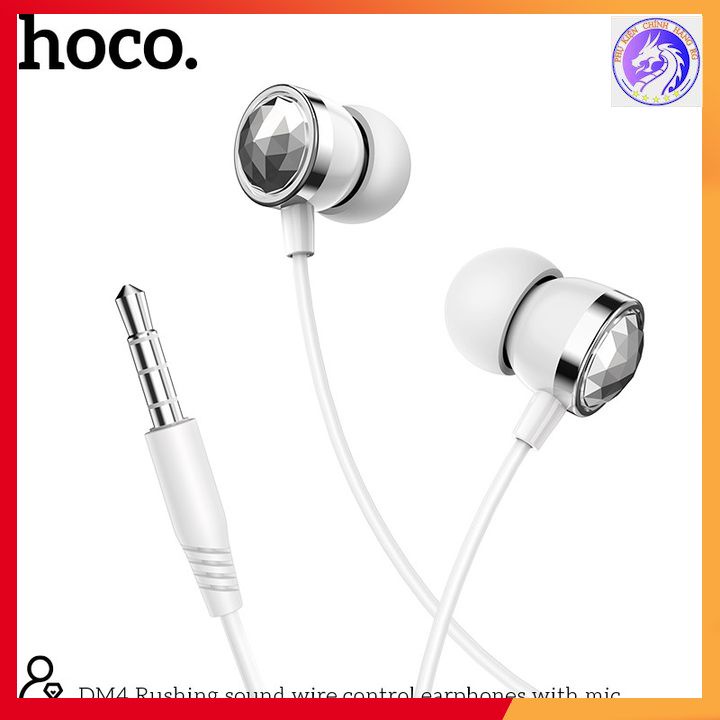 Tai Nghe Hoco DM4 Jack 3,5mm Dài 1,2m Tương Ứng Với Nhiều Thiết Bị, Bảo Hành 12 Tháng