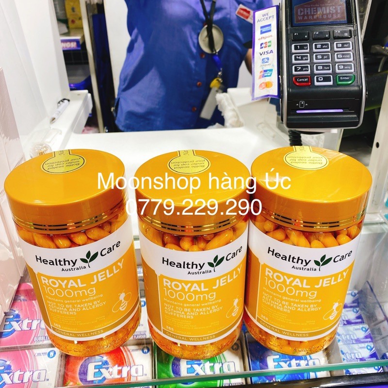 Sữa Chúa Healthy Care Royal Jelly 1000mg Lọ 365v