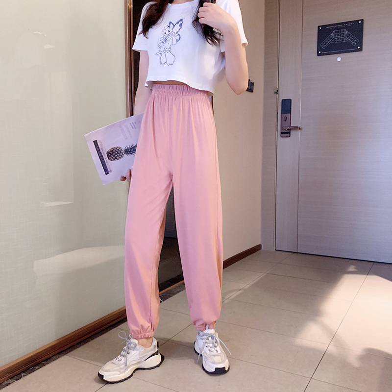 Quần Dài Nữ Lưng Cao Ống Rộng Thời Trang Hàn