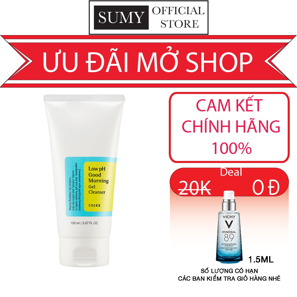 Sữa Rửa Mặt COSRX Low pH Good Morning Gel Cleanser - SUMY