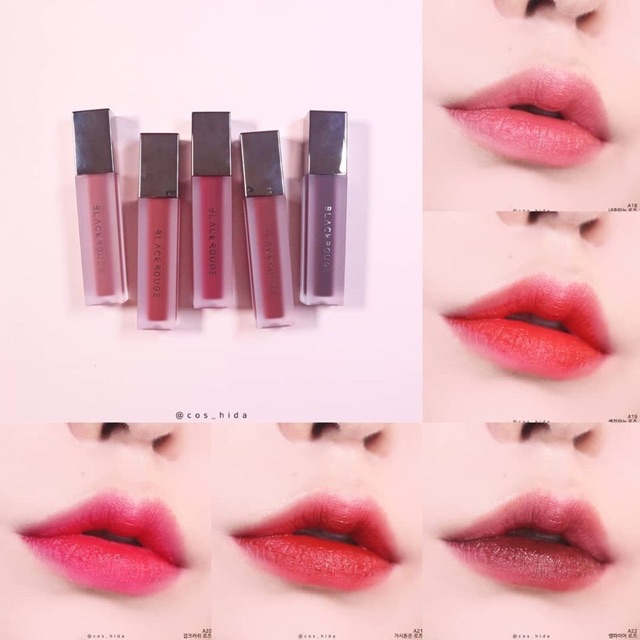 (Full màu A01-A45) Son Kem Lì Black Rouge Air Fit Velvet Tint Ver8 A06 A12 | BigBuy360 - bigbuy360.vn