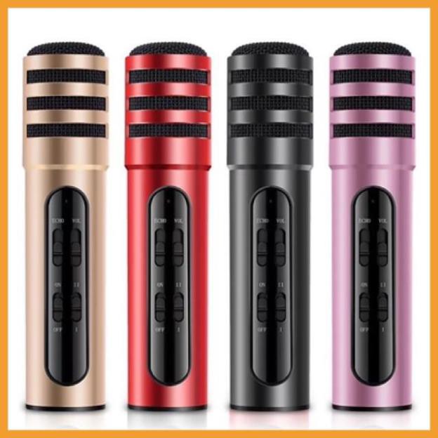 ⚡FREE SHIP⚡ Micro Live Stream C7 + Hát Karaoke Trên Điện Thoại Hỗ Trợ thu âm - chính hãng - BH 3 tháng