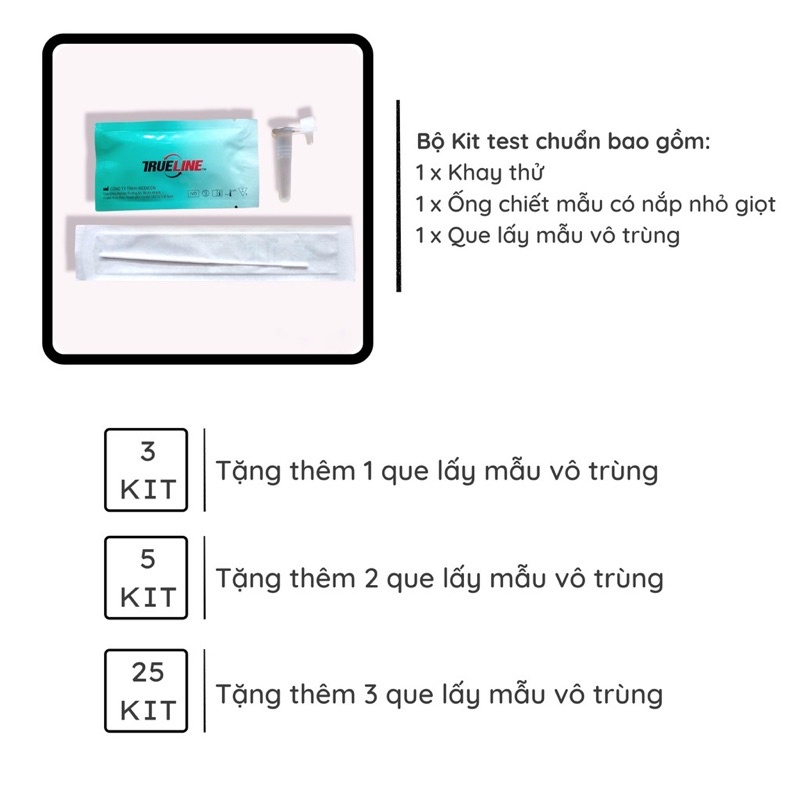 Test nhanh covid dịch tỵ hầu trueline