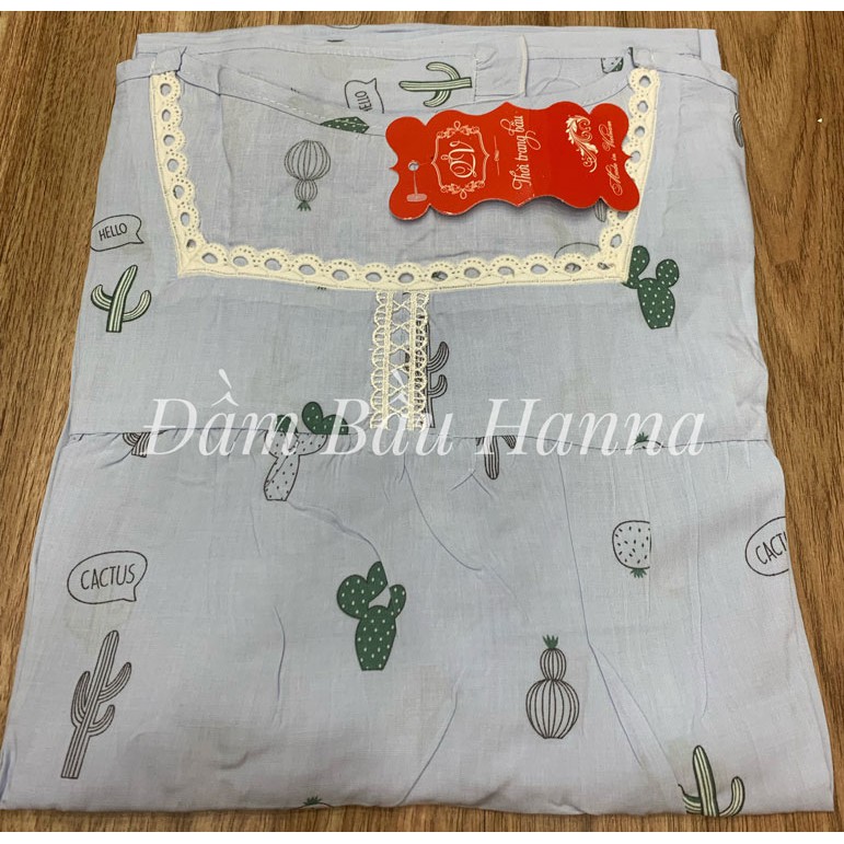 [SIZE 40-70KG] Đồ bộ lửng bầu mặc ở nhà vải tôn 2 da mềm mát bền hơn ít nhăn hơn tôn thường có lưng thun điều chỉnh bụng