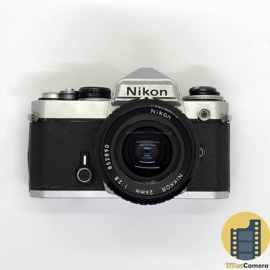 MÁY FILM NIKON FE & NIKON 24MM F2.8 AIS