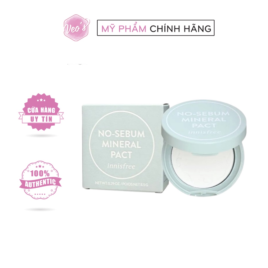 Phấn Phủ Dạng Nén Innisfree No Sebum Mineral Pact