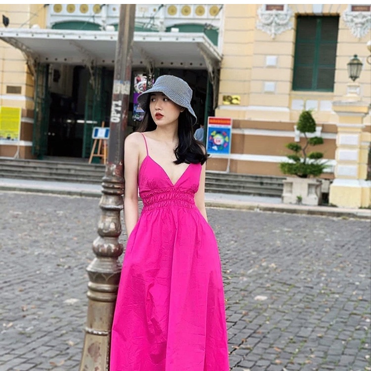 Zara Đầm Lụa Mỏng Dáng Rộng Co Giãn Tốt Có Thể Điều Chỉnh Cho Mùa Hè