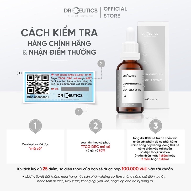 Serum Drceutics Sáng Da Chứa Vitamin C 16% Và Tranexamic Acid 3%