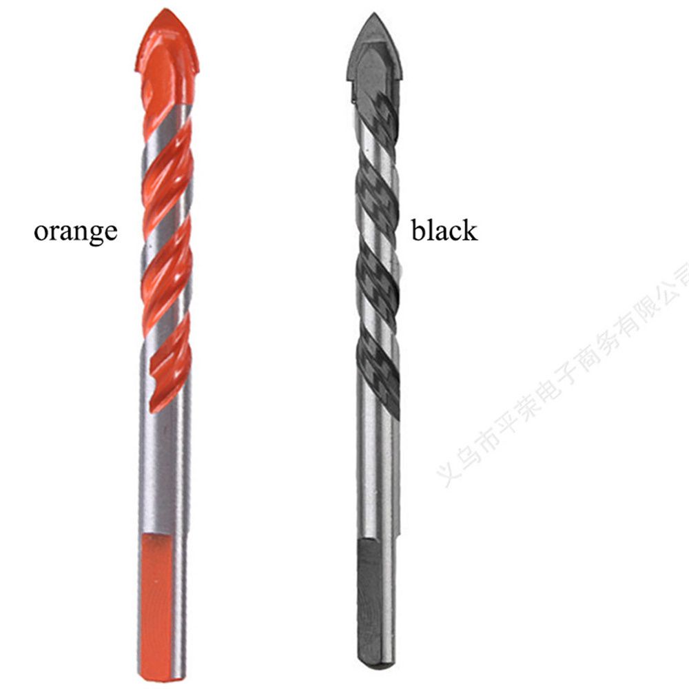 MUVAKO Mũi khoan tam giác 6mm 8mm 10mm 12mm chuyên dụng cho vật liệu kính/gạch men/kim loại