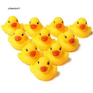 10 vịt nhựa đồ chơi đi tắm cho bé