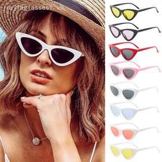 Kính Mát Gọng Tam Giác Trong Suốt Thời Trang Cho Nam Nữ