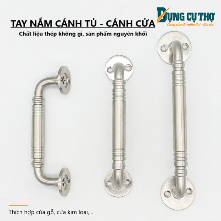 Tay nắm cánh cửa tủ cong inox mẫu mã đẹp như hình chắc chắn bền bỉ với thời gian