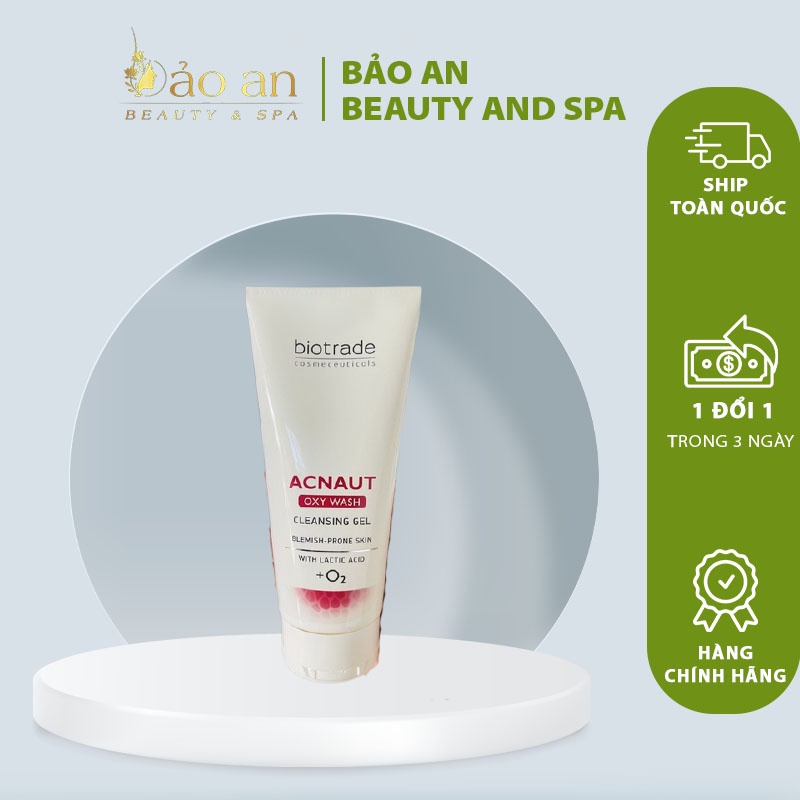 Rửa Mặt dành cho da dầu mụn - Biotrade Acne Out Oxy Wash