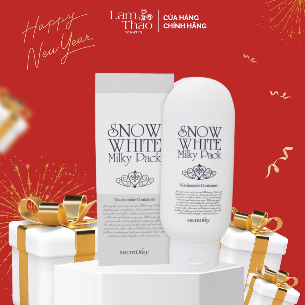 Kem Ủ Dưỡng Trắng Toàn Thân Secret Key Snow White Milky Pack