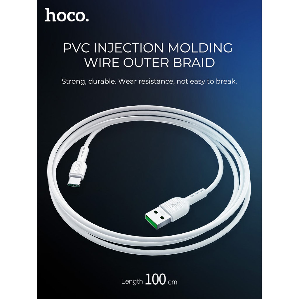 Dây sạc nhanh Hoco X33 VOOC cho Samsung/Huawei/Oppo/Xiaomi dòng 4A/5A (micro USB+Type-C) - dây sạc nhanh - Đông Dương