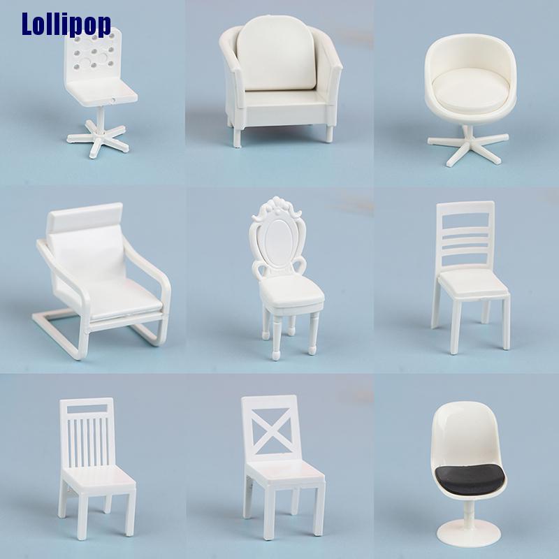 Mô hình ghế ngồi tỉ lệ 1:20 trang trí nhà búp bê