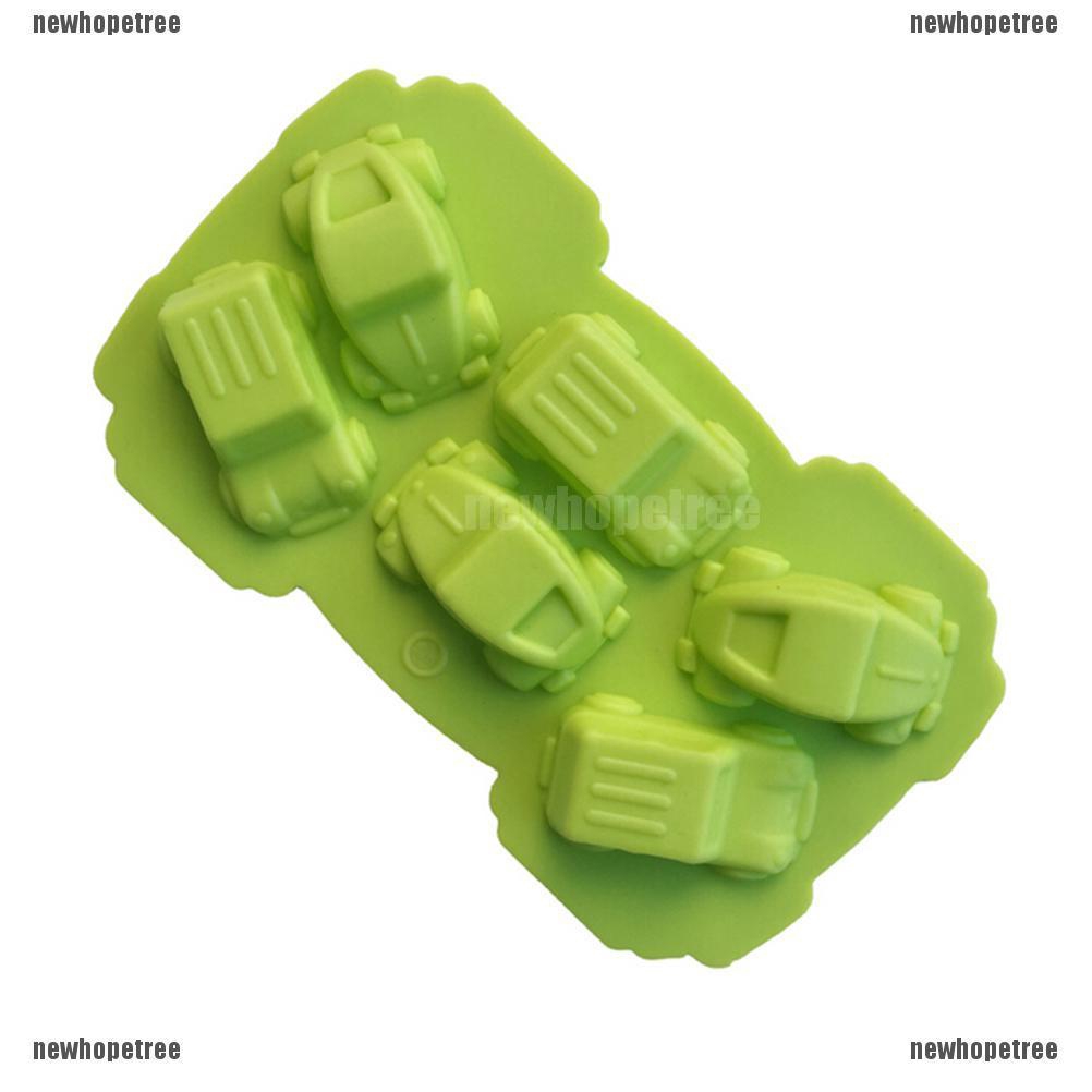 Khuôn silicon hình xe hơi với công dụng làm bánh, chocolate, bánh xà phòng