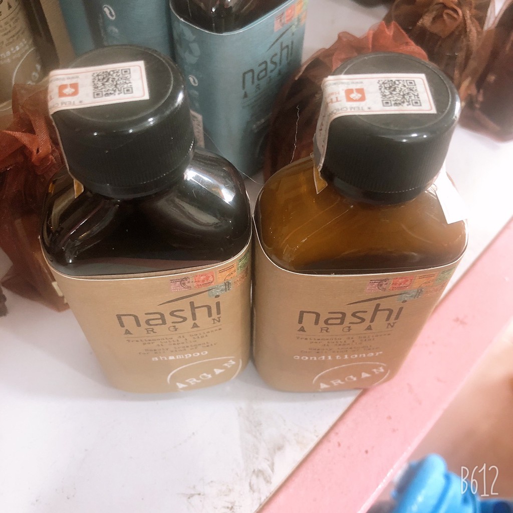 BỘ GỘI XẢ PHỤC HỒI NASHI ARGAN DÀNH CHO TÓC HƯ TỔN 200ML