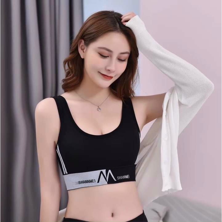 Áo bra tập gym nữ 3 lỗ - áo croptop nữ - Br10