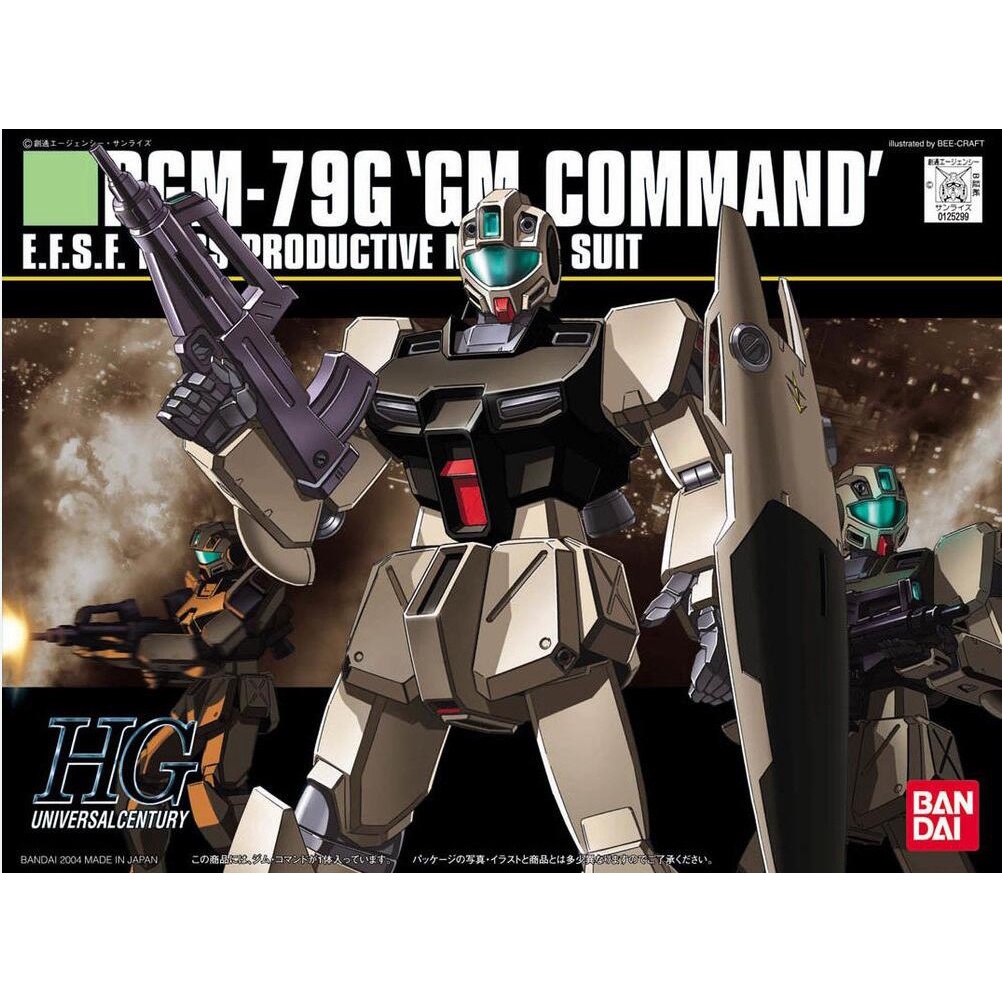 Mô Hình Gundam HG GM COMMAND RGM-79 Bandai 1/144 HGUC UC Đồ Chơi Lắp Ráp Anime Nhật