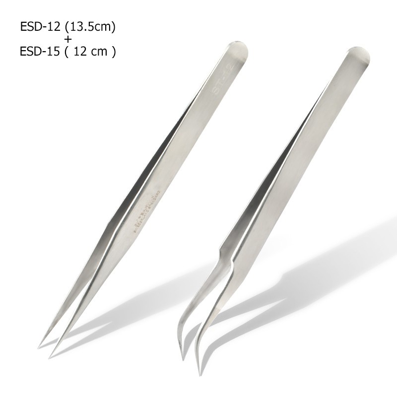 Nhíp Inox Chống Tĩnh Điện Chuyên Dụng Cho Gắn Mi Giả Chất Lượng Cao