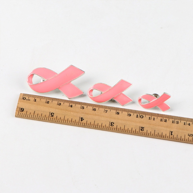 Bộ Ghim Cài Khăn Choàng / Ung Thư Ngực Bằng Hợp Kim Phối Ruy Băng Đỏ