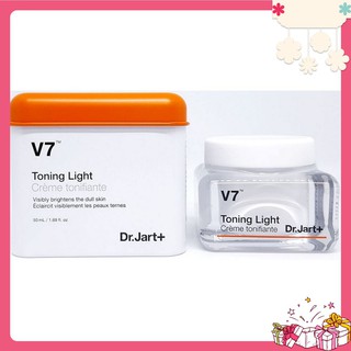 Kem dưỡng trắng da v7 hộp vuông mẫu mới 50g – dr.jart toning light