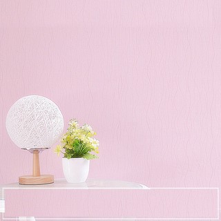 Combo 10m giấy dán tường Nền hồng sọc đậm có keo sẵn