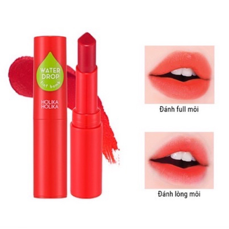 Son tint mát lạnh Holika Holika Water Drop Tint Bomb | BigBuy360 - bigbuy360.vn
