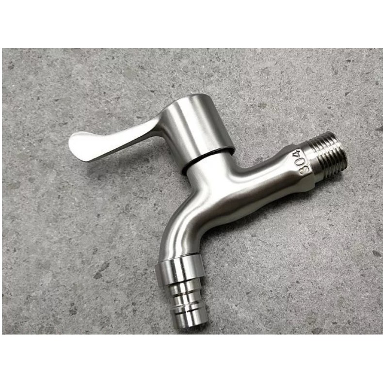 Vòi hồ xả  inox 304 dáng tròn đẹp MC26