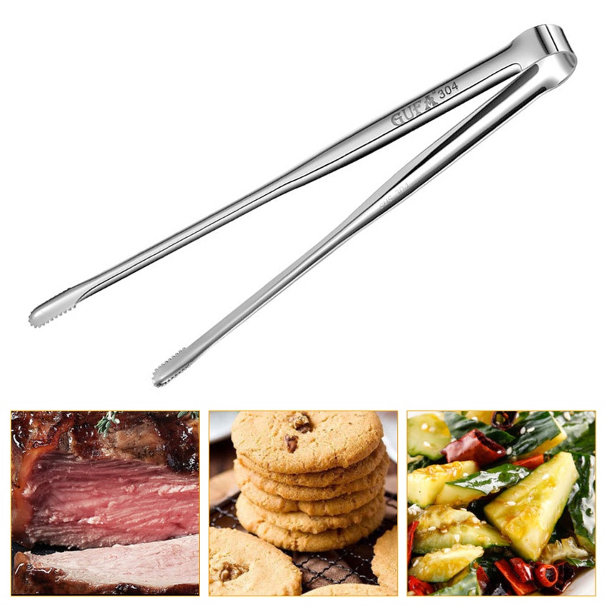 Kẹp Gắp Đồ Nướng BBQ Bằng Thép Không Gỉ Chịu Được Sức Nặng