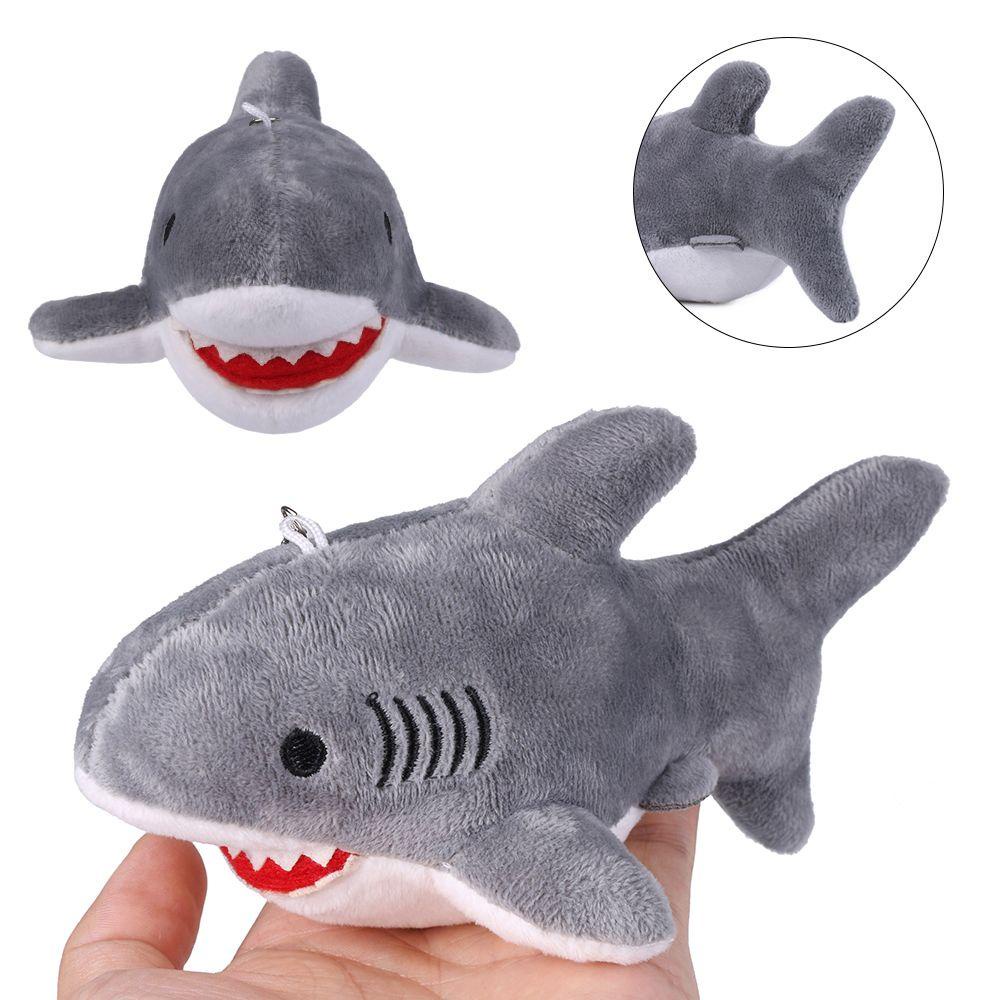 Thú Nhồi Bông Hình Cá Mập Hoạt Hình 10CM / 18CM