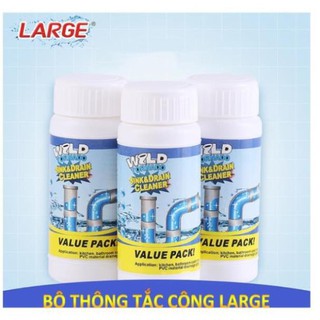 Bột thông tắc cống large thế hệ mới