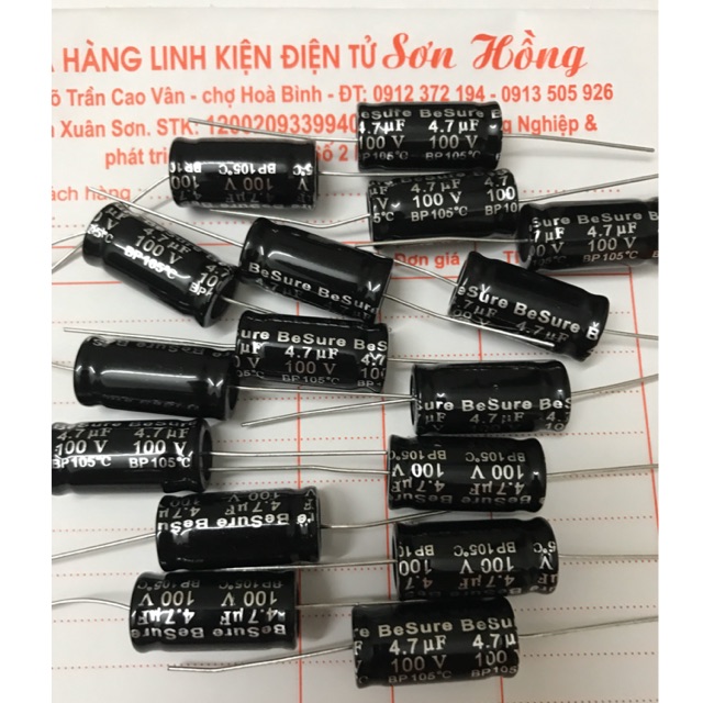 50 con Tụ loa 4.7uf 100V