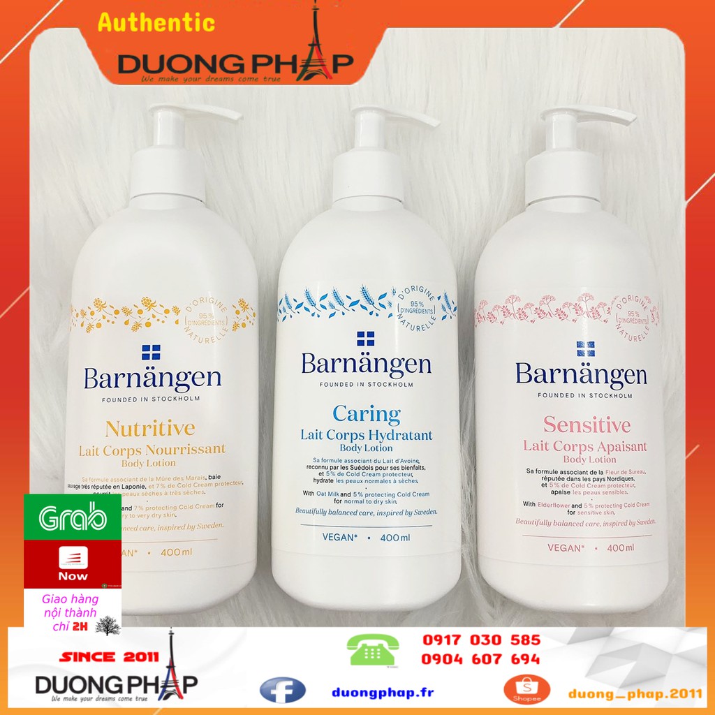 Dưỡng thể Barnangen Nutritive 400ml