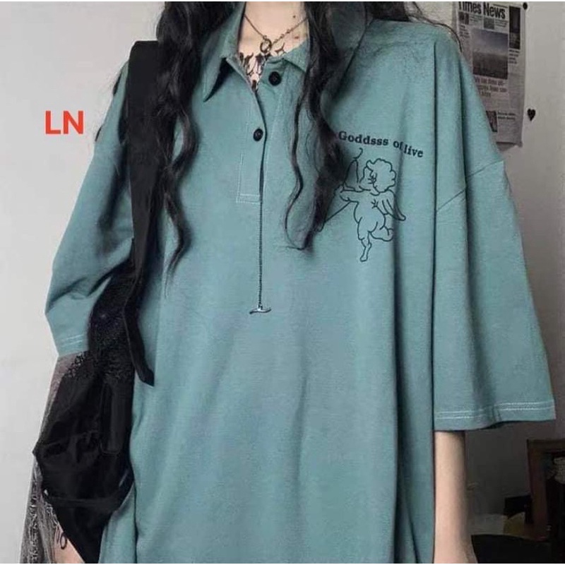 Áo polo logo thiên thần LN11