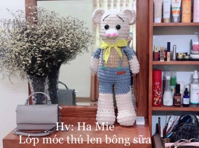 Len To đan móc chăn, thảm, thú bông