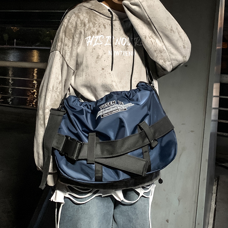 Big Capacity Nylon Ulzzang Korean Fashion Men tote &amp;Sling &amp; Shoulder &amp; Crossbody &amp; Messager Bag Birthday gift