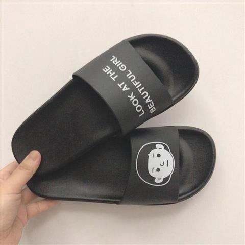 JY071 - dép lê dép thời trang hè hình cô gái đế vuông