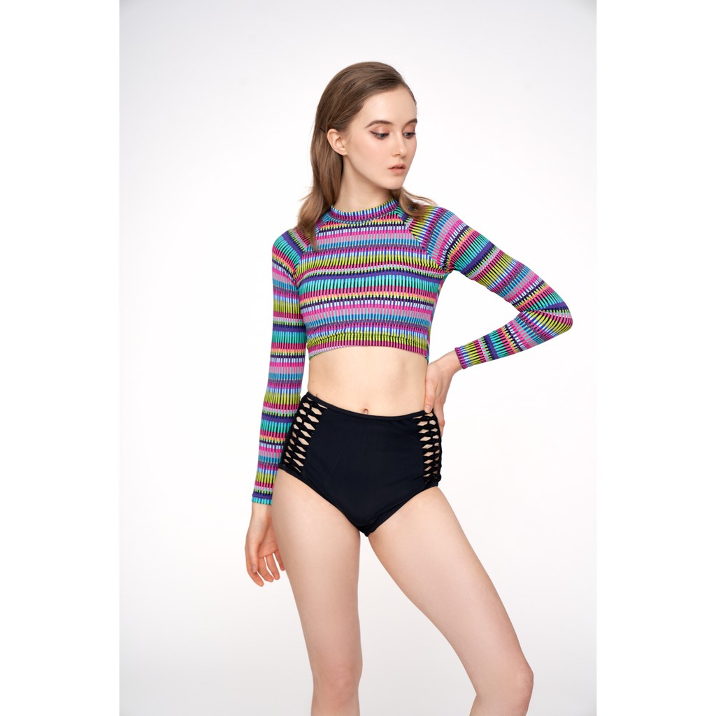 BIKINI PASSPORT - Áo bơi lẻ tay dài Basic - Mix BS202_XX