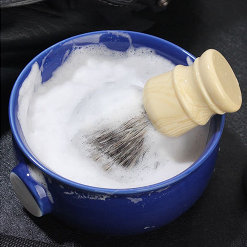 Cốc Sứ Đựng Kem Cạo Râu Miệng Rộng 2 Màu Tùy Chọn YOUYO