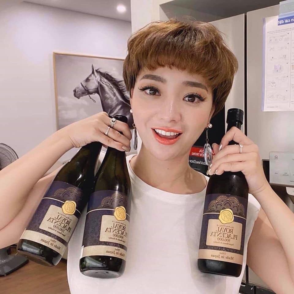 DATE 2023 - NƯỚC UỐNG TRẺ HÓA DA, MỜ NÁM, LÀM SÁNG DA ROYAL PLACENTA 500,000 720ML - 5152 | BigBuy360 - bigbuy360.vn