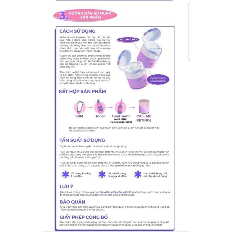 Kem dưỡng Call Me Retinol CMD 50ml | BigBuy360 - bigbuy360.vn