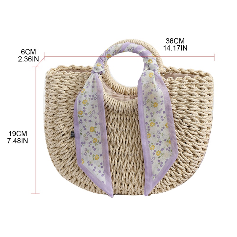 Túi Xách Đan Lát Thời Trang Hè Cho Nữ