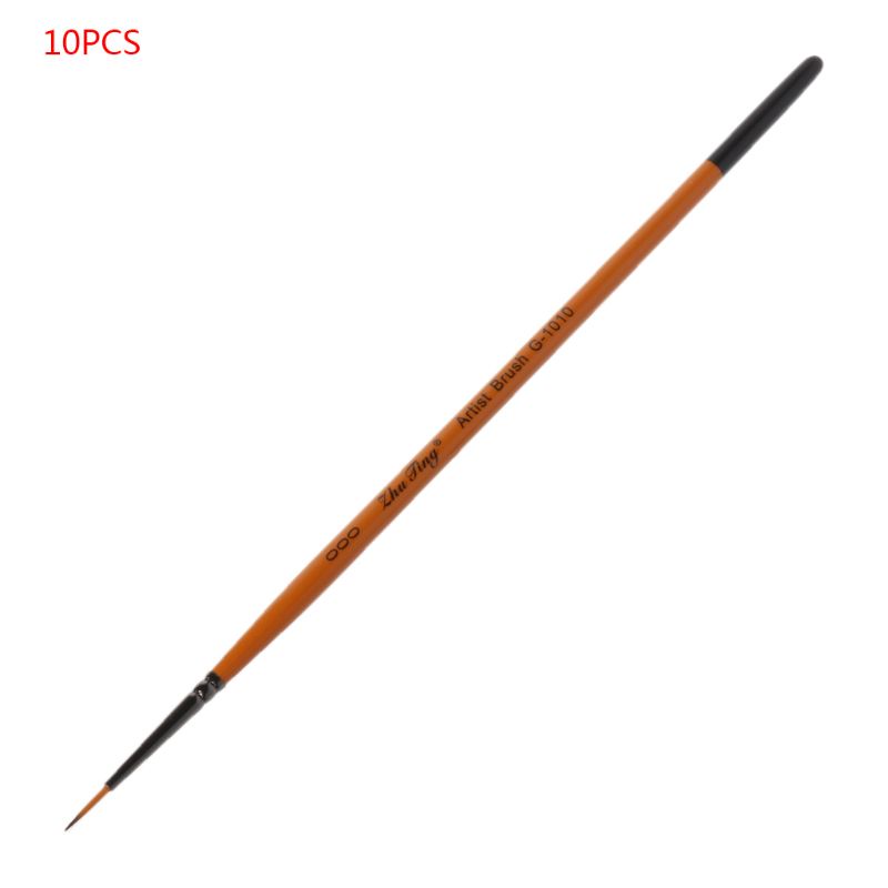 Set 10 Bút Lông Vẽ Tranh Nghệ Thuật Chuyên Dụng