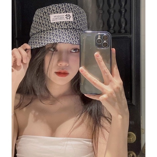 Mũ chính hãng Mikenco MONOGRAM BUCKET
