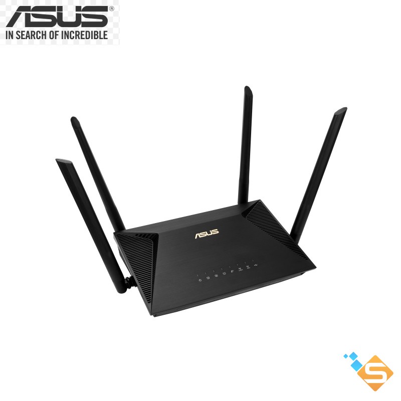 Bộ Phát WiFi Router ASUS RT-AX53U AX1800 WiFi 6 802.11ax Băng Tần Kép AiProtection  - Bảo Hành Chính Hãng 3 Năm